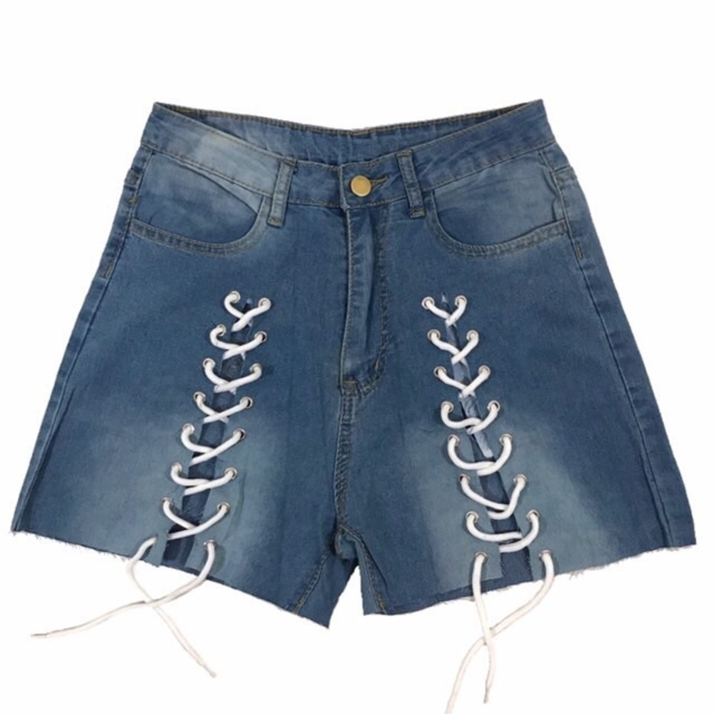 Women denim shorts